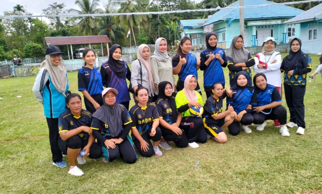 Spirit HUT RI ke-80: Tim Voli Desa Babat Tampil Memukau di Turnamen Kecamatan Tetap