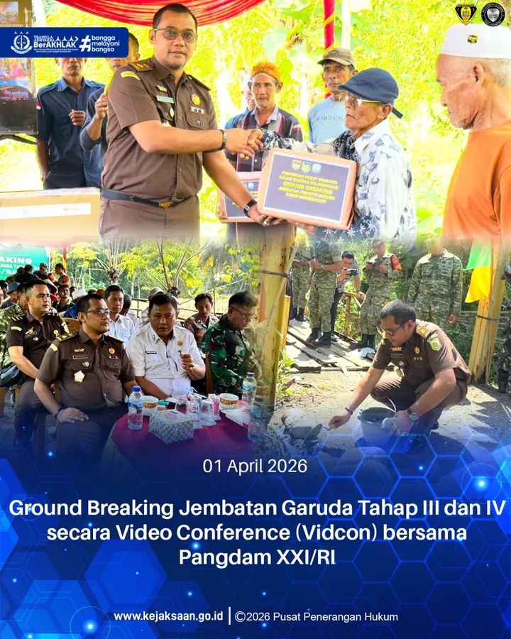 Perwakilan Kejari Kaur Hadiri Ground Breaking Jembatan Garuda Tahap III dan IV, Sinergitas Antar Instansi Dorong Pembangunan Infrastruktur